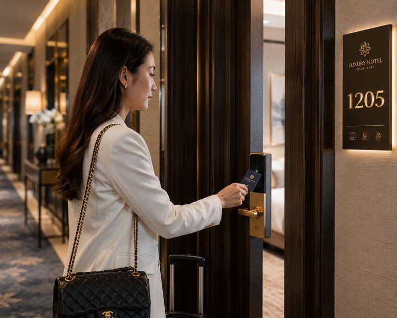 Tích hợp khóa thẻ từ và cổng thanh toán QR code