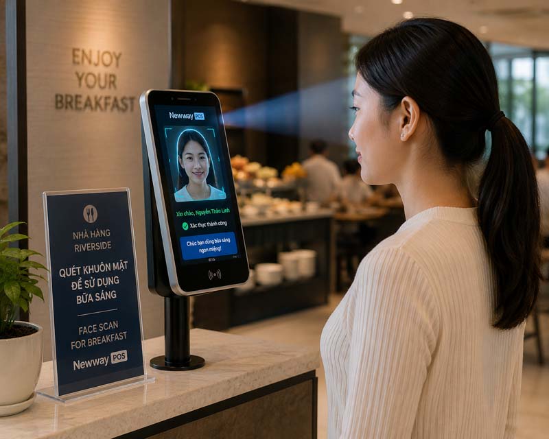 Quản lý ăn sáng bằng FaceID
